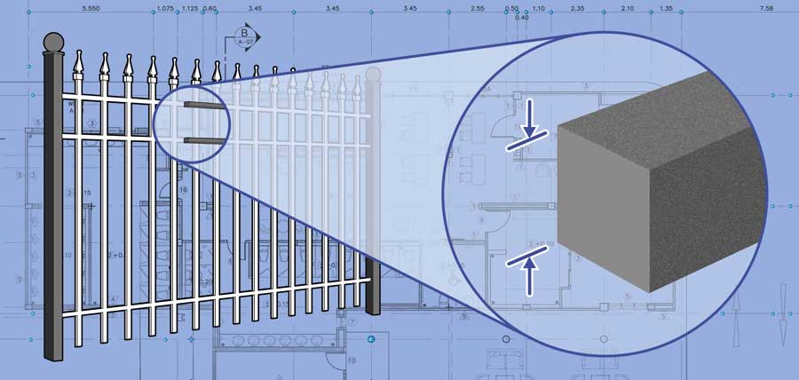 Ottawa and Gatineau Ornamental Iron fence rails and panels installation company