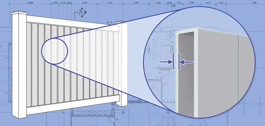 Ottawa and Gatineau Vinyl fence pickets and panels installation company