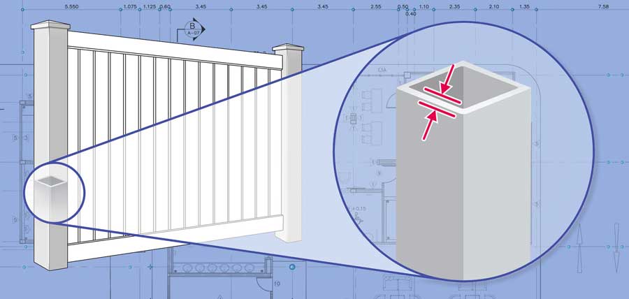 Ottawa and Gatineau Vinyl fence post installation company