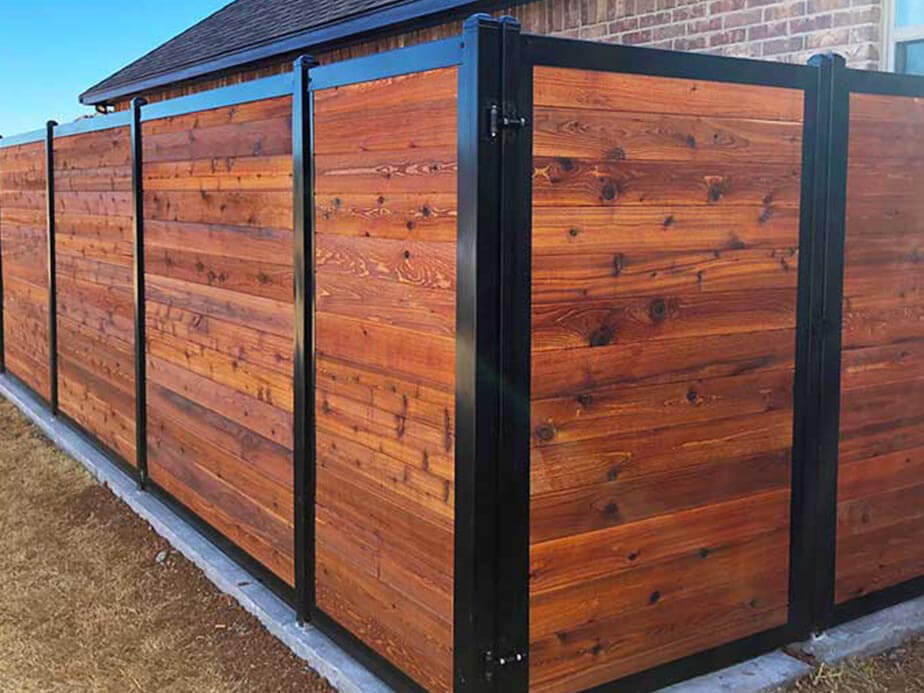 Clarence Rockland ON Mixed Material Fences 