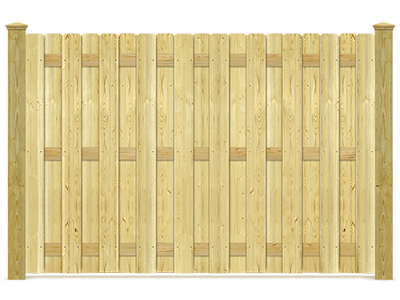 Ottawa East ON Shadowbox style wood fence
