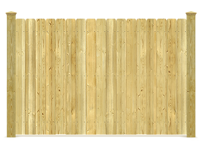 Ottowa South ON stockade style wood fence